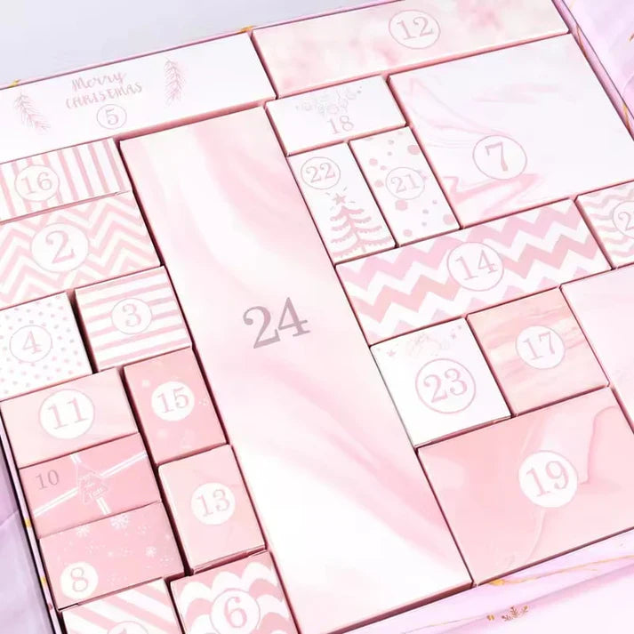 Kalėdinis advento kalendorius – dovanų dėžutė su 24 staigmenomis