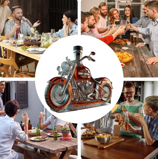 Riboto leidimo – „Harley“ viskio butelis