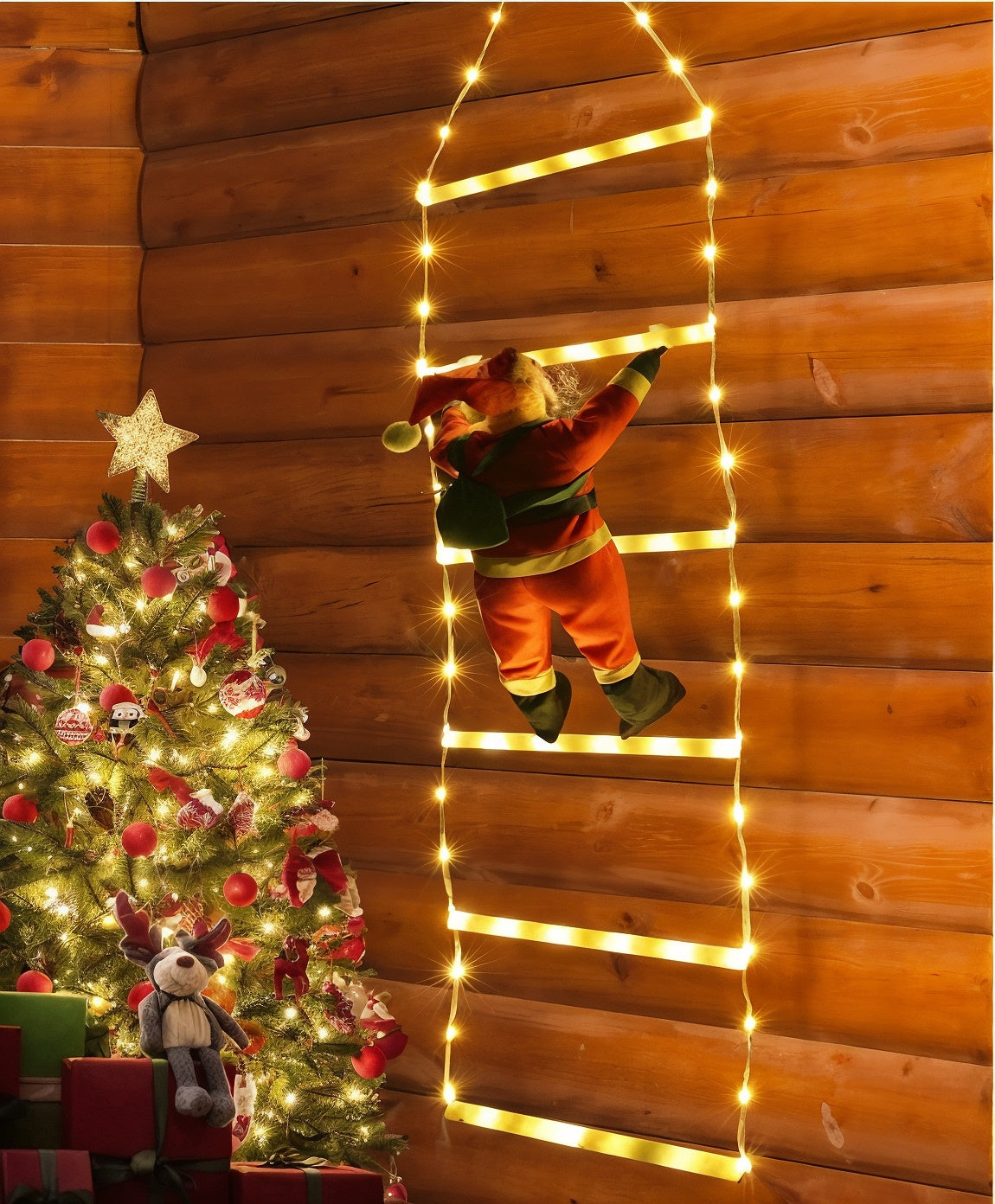 Lipantis nykštukas - Sukuria jaukią ir šventišką Kalėdų atmosferą namuose