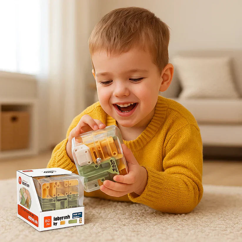 Loginis žaidimas „3D labirinto kubas“