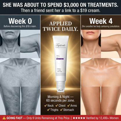 WARNING: Only 3 Units Left — The #1 Collagen Roller Cream for Sagging Skin on Neck, Arms, Thighs & Full Body | 4-Week Results