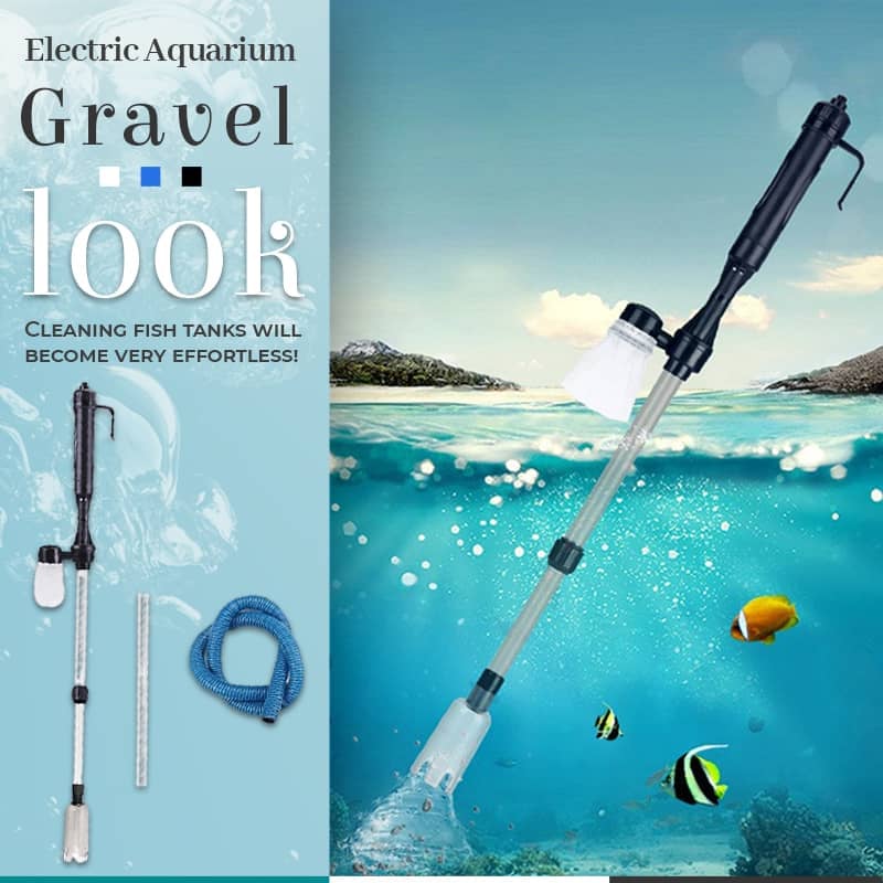 🥳 2026 HOT SALE 🥳💞 50K+ SOLD! 🛠️🛡️ 50% OFF! ✨Electric Aquarium Gravel Cleaner-F