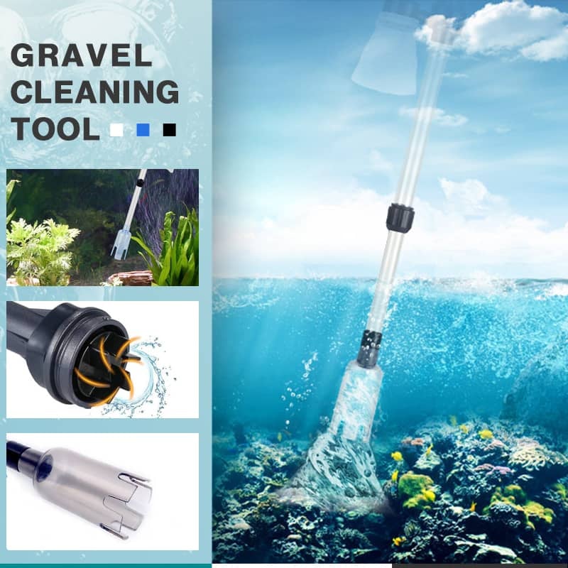 🥳 2026 HOT SALE 🥳💞 50K+ SOLD! 🛠️🛡️ 50% OFF! ✨Electric Aquarium Gravel Cleaner-F